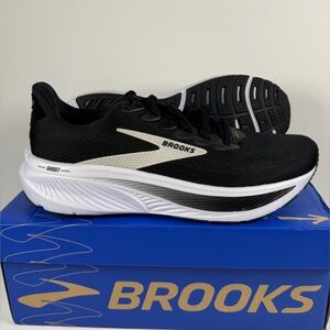 Brooks Women’s Ghost 17 Neutral Running Shoe Black/Grey/White Size 10 Brand New